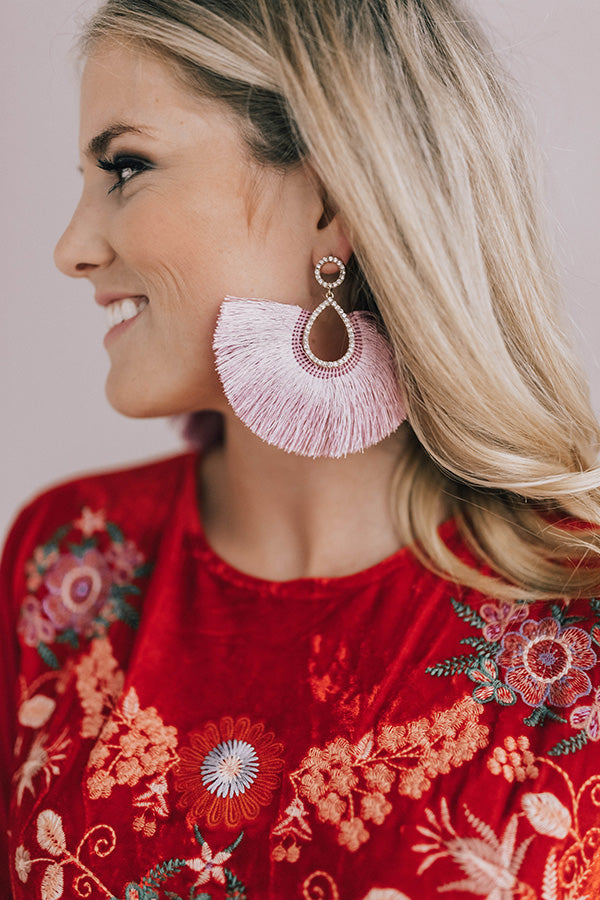 Twilight Terrace Earrings In Dusty Purple