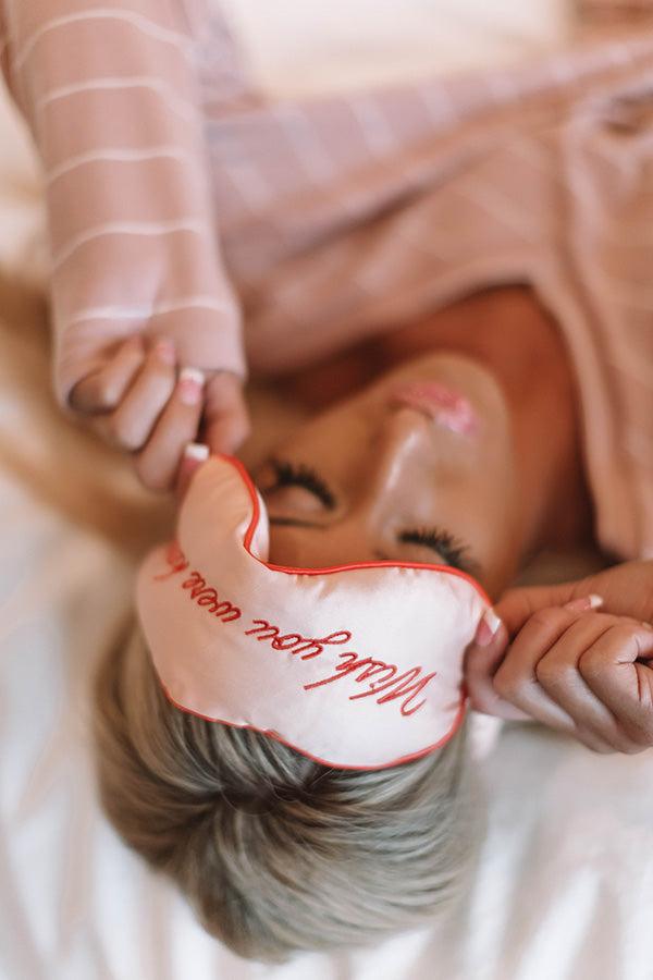 Wish You Were Here Eye Mask