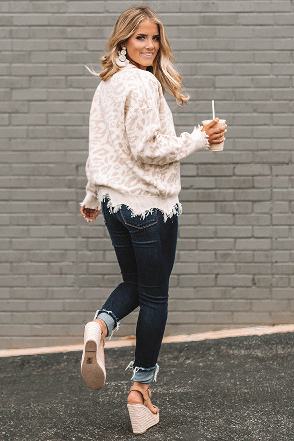 Cruising to Colorado Shift Sweater In Cream Image - 1