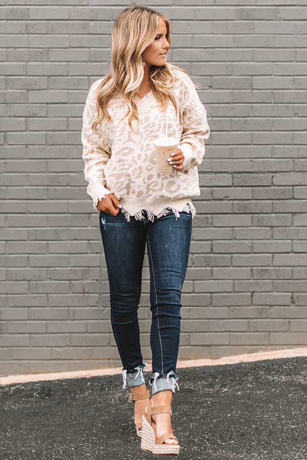 Cruising to Colorado Shift Sweater In Cream Image - 1