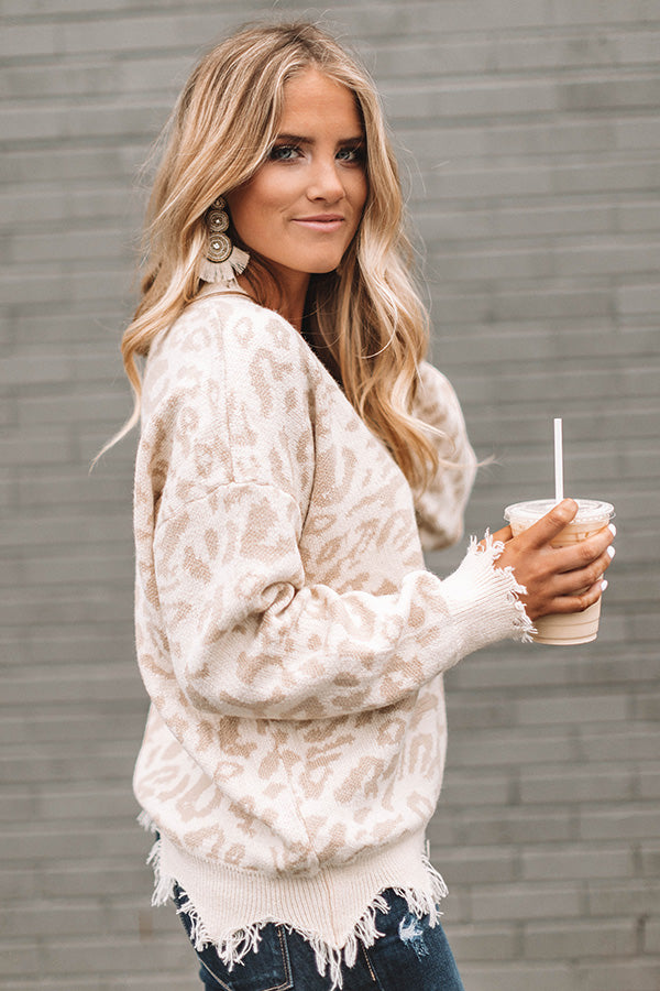 Cruising to Colorado Shift Sweater In Cream Image - 1
