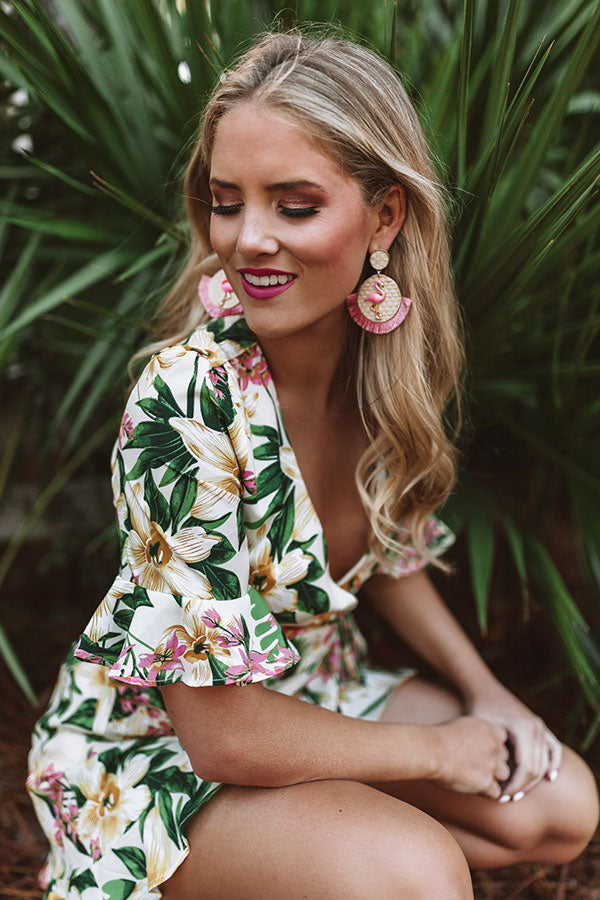 Flamingo Beach Earrings