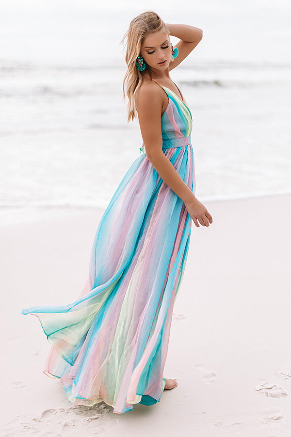 rainbow ombre maxi dress Kleo Maxi Dress - Rainbow Ombre