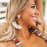 Sand And Shore Tassel Earrings In Ivory Image - 1