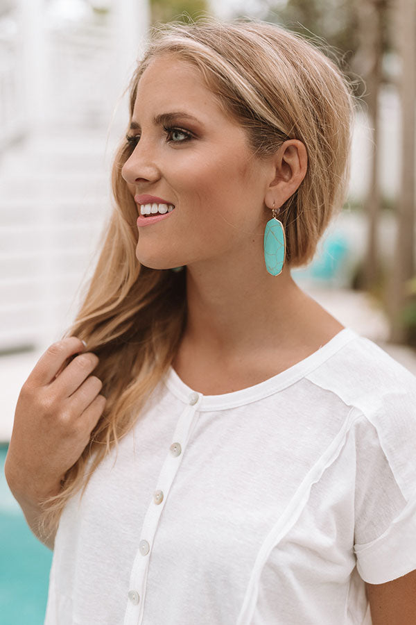 Prettier By The Pacific Semi Precious Earrings