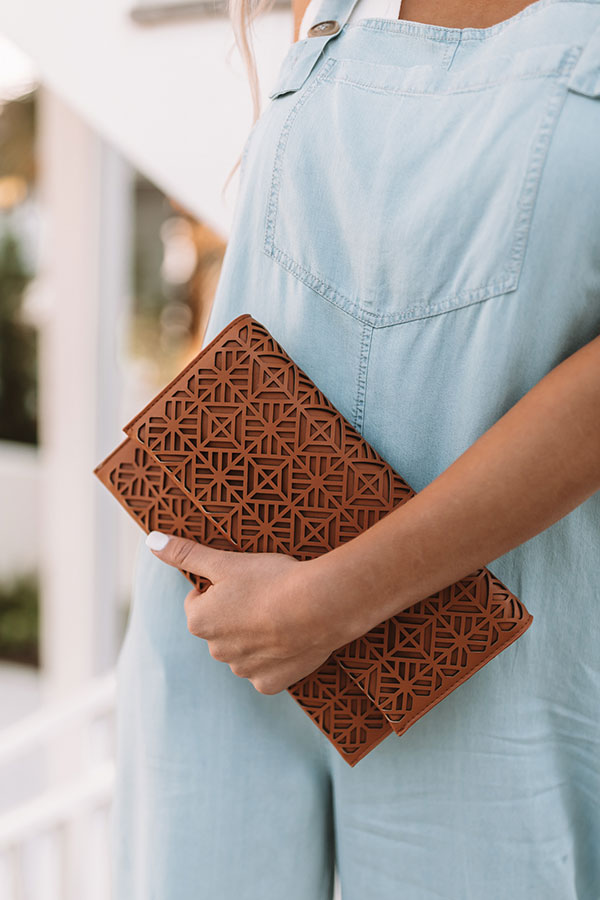 Santorini Romance Clutch In Copper