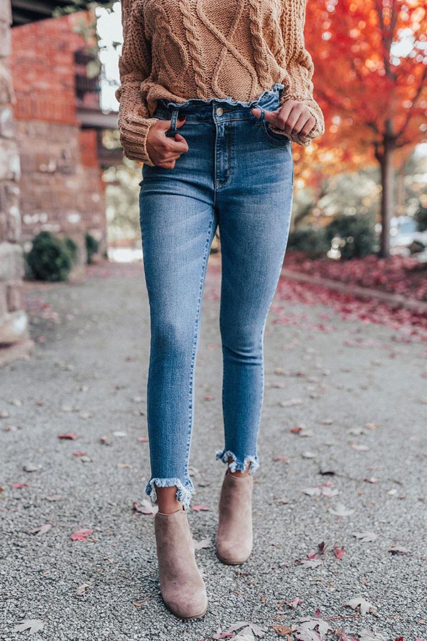 The Camila Midrise Ankle Skinny