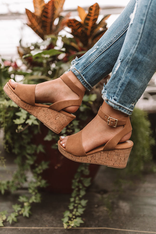 The Bellamy Wedge In Tan