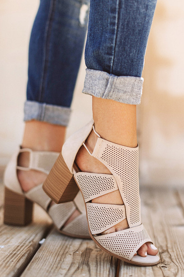 The Ivy Perforated Heel