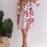 Prosecco In Portofino Floral Babydoll Dress in Ivory Image - 1