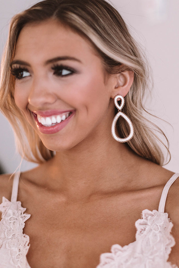 Mojito Divine Earrings In Iced Latte
