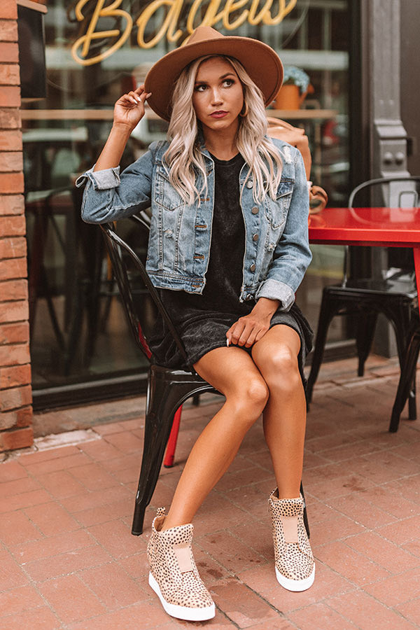 The Hadley Distressed Denim Jacket