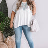 Lounging In Laguna Color Block Shift Tee Curves Image - 1