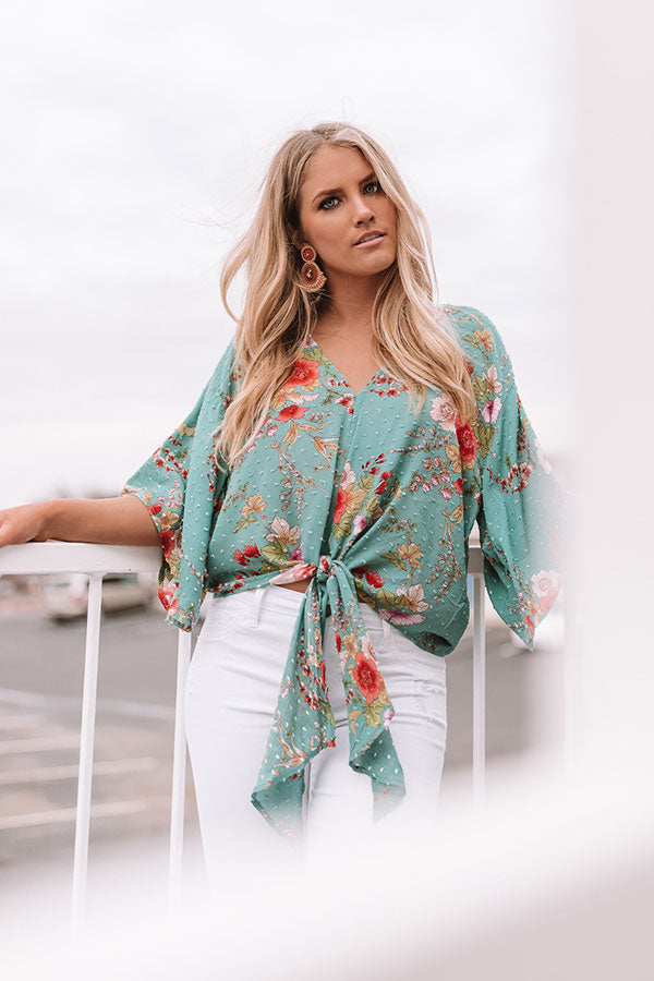 Fleur And Kisses Shift Top