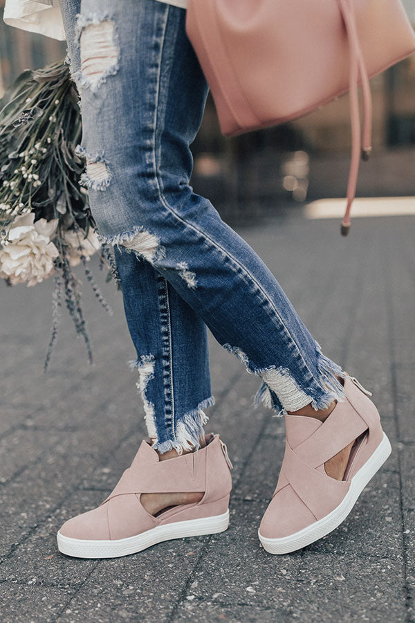 The Calum Bootie In Blush