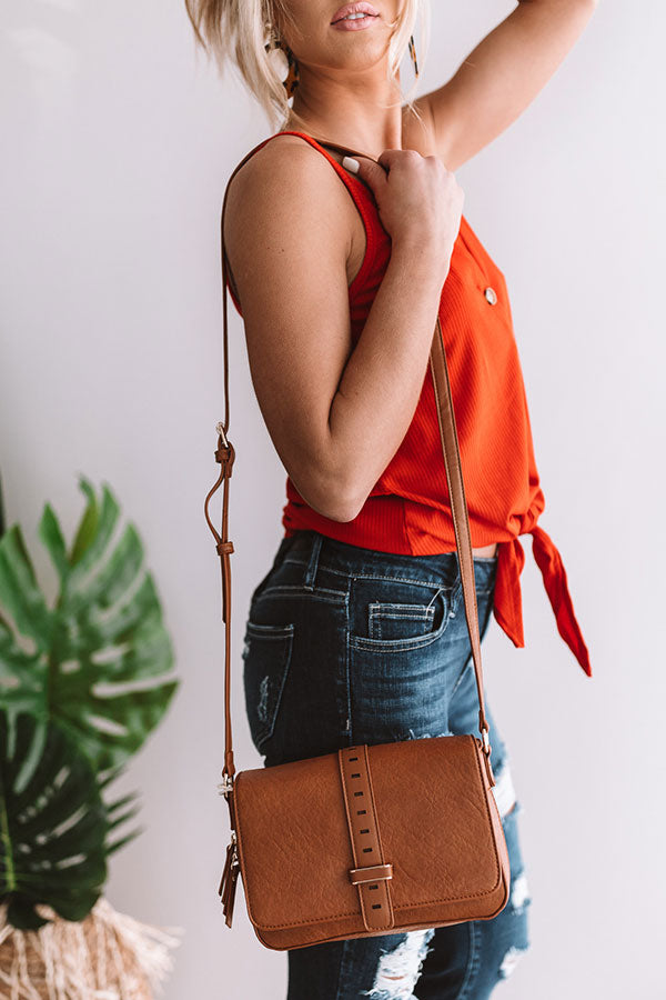 First Class To Florence Crossbody In Cinnamon