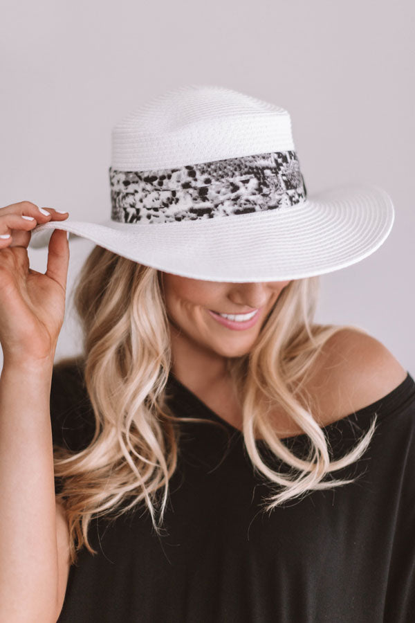 Road Trip To Paradise Hat In White