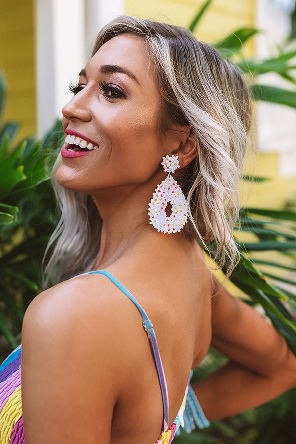 Floral Party Earrings