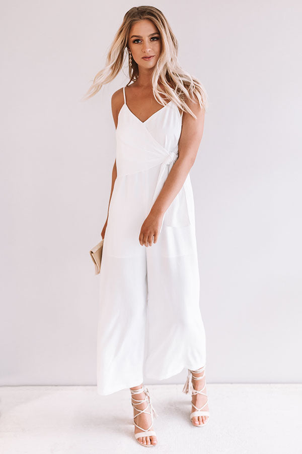 Rooftops and Romance Jumpsuit in White