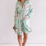 All For Floral Shift Dress in Mint Image - 1