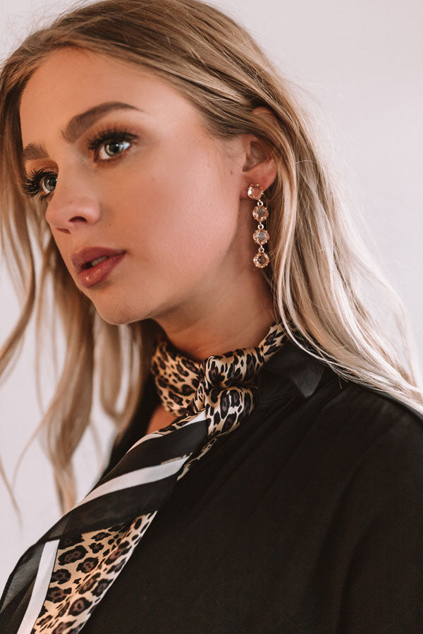 Better Than Bejeweled Earrings in Champagne