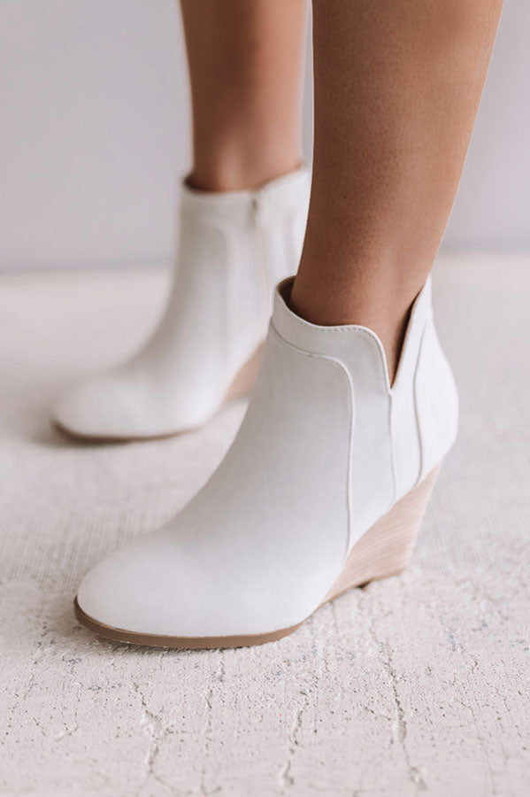The Cabo Bootie In Ivory
