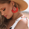 Better In Brighton Earrings In Coral Image - 1