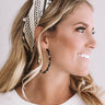 Set The Stage Hoop Earrings in Black Image - 1