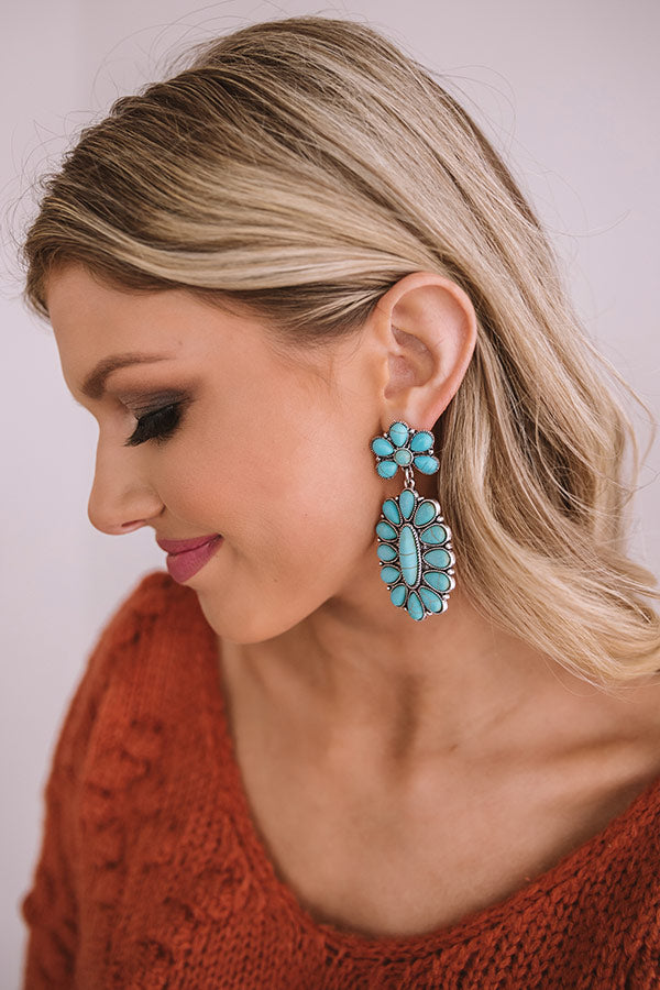 Beyond Charming Turquoise Earrings