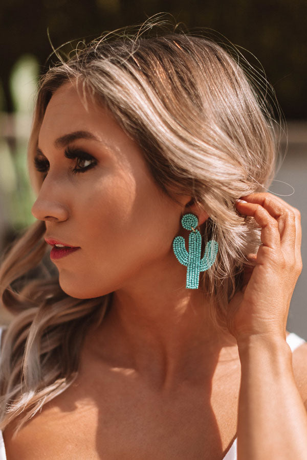 I'm Stuck On You Earrings In Turquoise