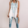Resort Livin' Embroidered Tank Image - 1