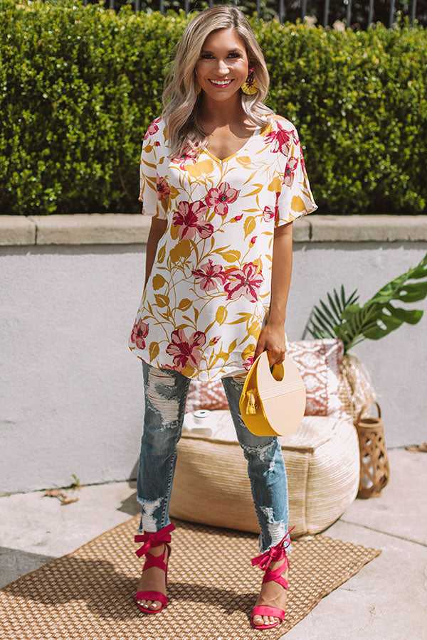 Lovely Luau Shift Top