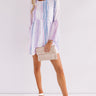 Sunrise Views Watercolor Shift Dress in Lavender Image - 1