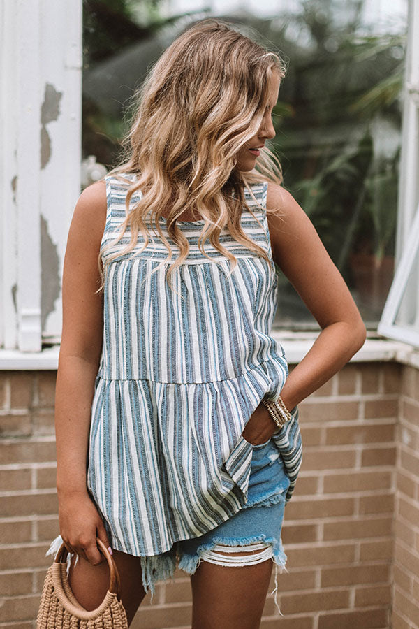 Summer Stripes Shift Tank