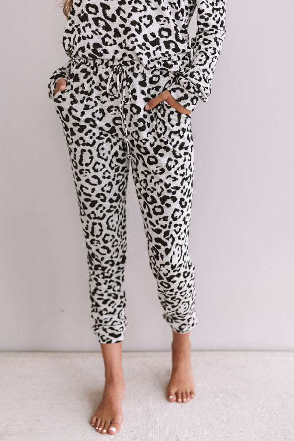 Simply Adored Leopard Joggers