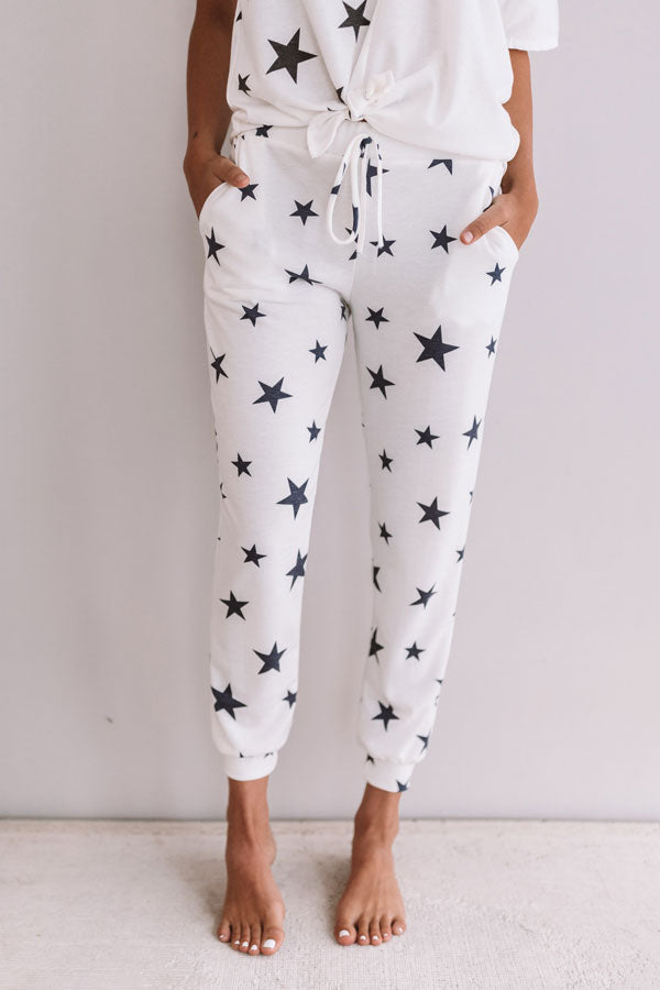 Oh, My Stars Joggers In Navy