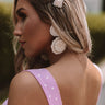Seeking Santorini Earrings In Ivory Image - 1