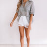 Backstage In Brooklyn Shift Top In Grey Image - 1
