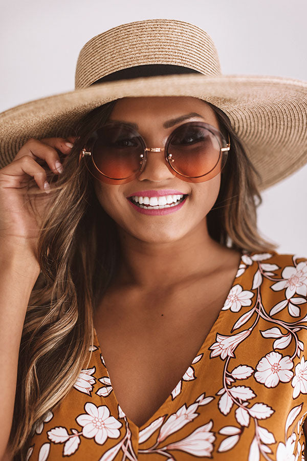 Full Of Sunshine Sunnies in Orange Fade