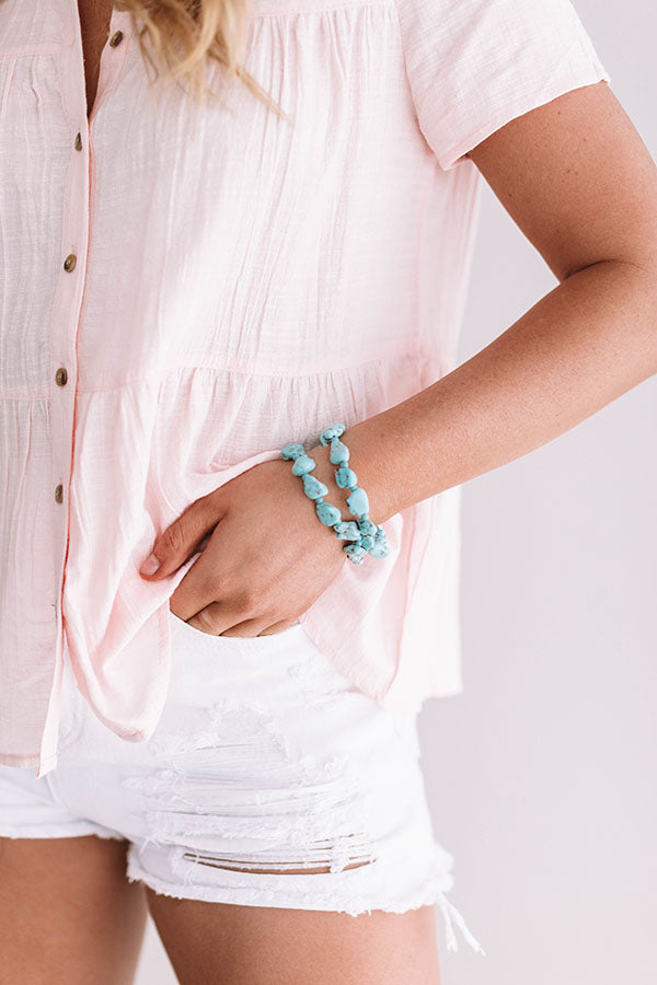 Better In The Bahamas Turquoise Bracelet