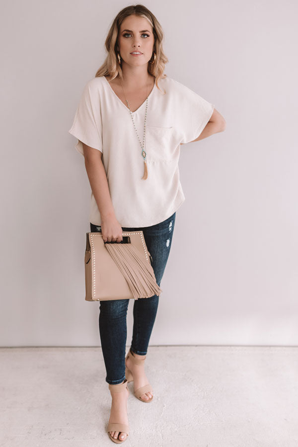 Moroccan Moment Shift Top In Cream