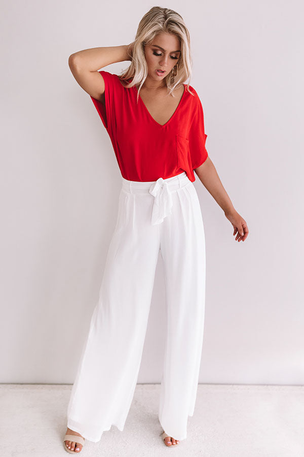 Moroccan Moment Shift Top In Red