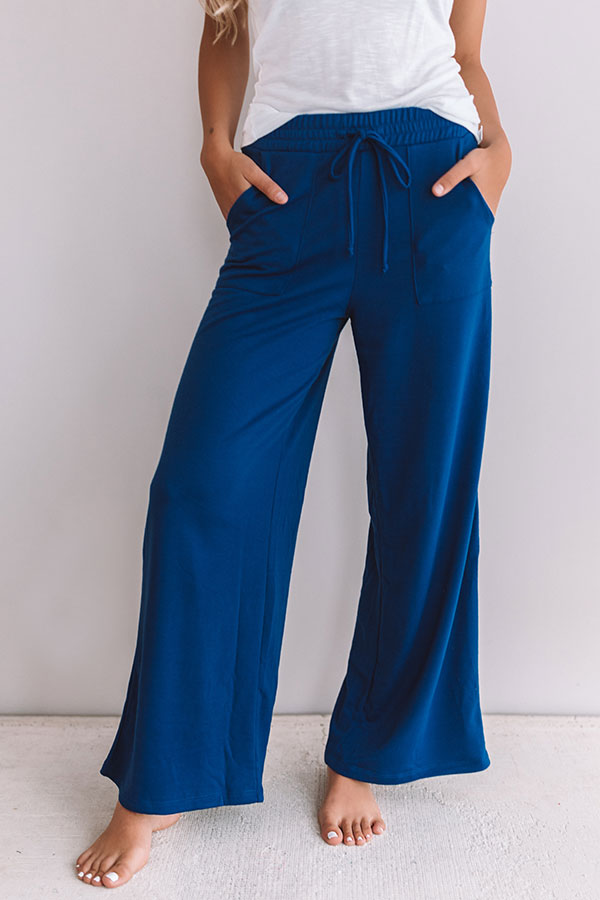 Babe Next Door Pants In Royal Blue