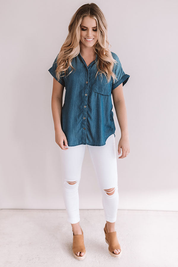 Blue Jean Baby Chambray Top