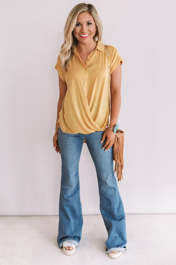 Fab In Frisco Top In Primrose Yellow