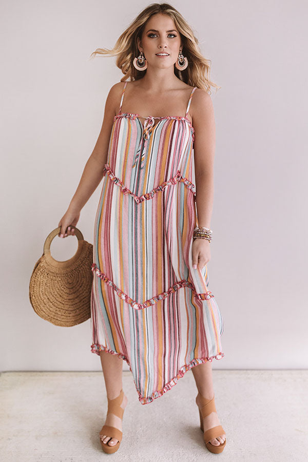 Adore You More Stripe Midi Image - 1