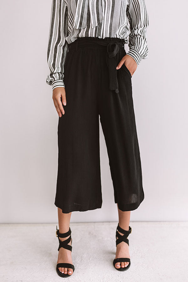 Summer Dreams High Waist Pants In Black