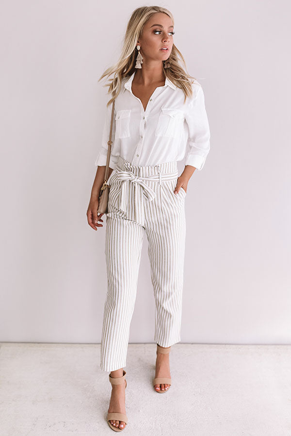 Loosen Up Button Up Top