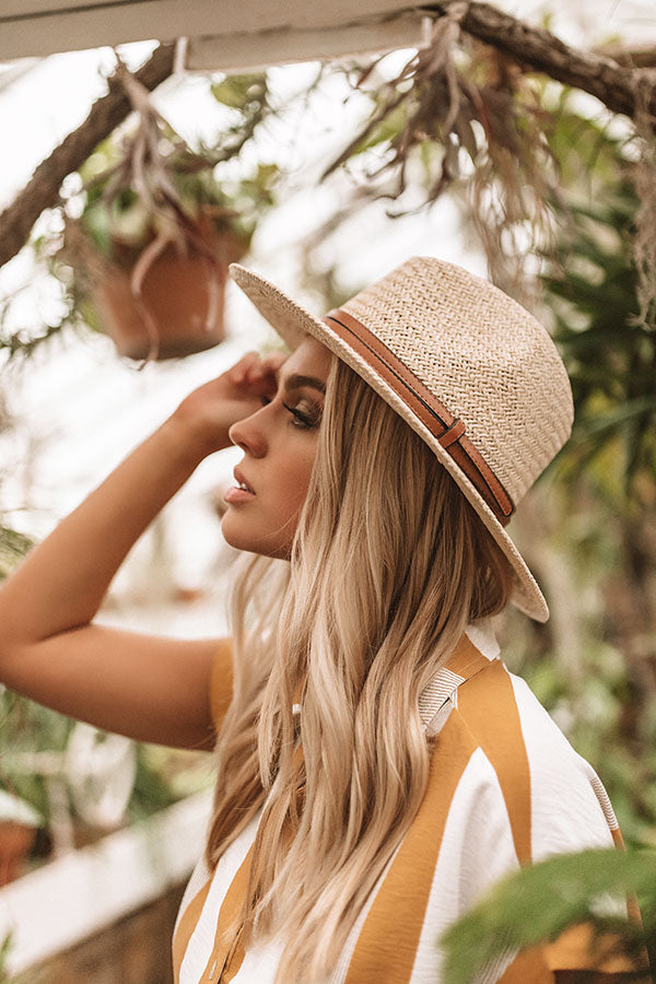Time For A Vacay Hat in Ivory