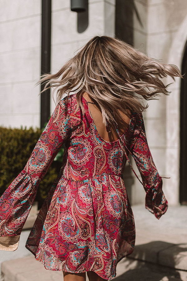 Sunrise Views Paisley Shift Dress Sunrise Views Paisley Shift Dress